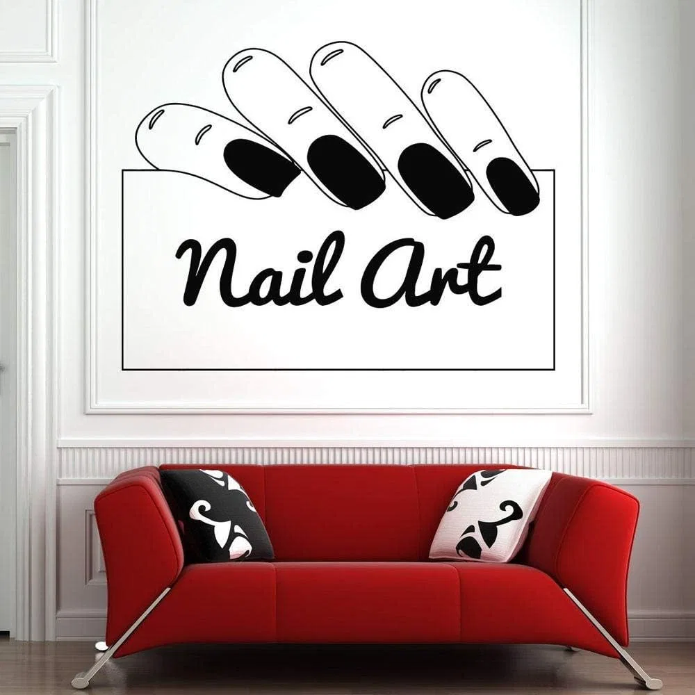 Наклейка на стену «Nail Studio» для салона красоты Shengww