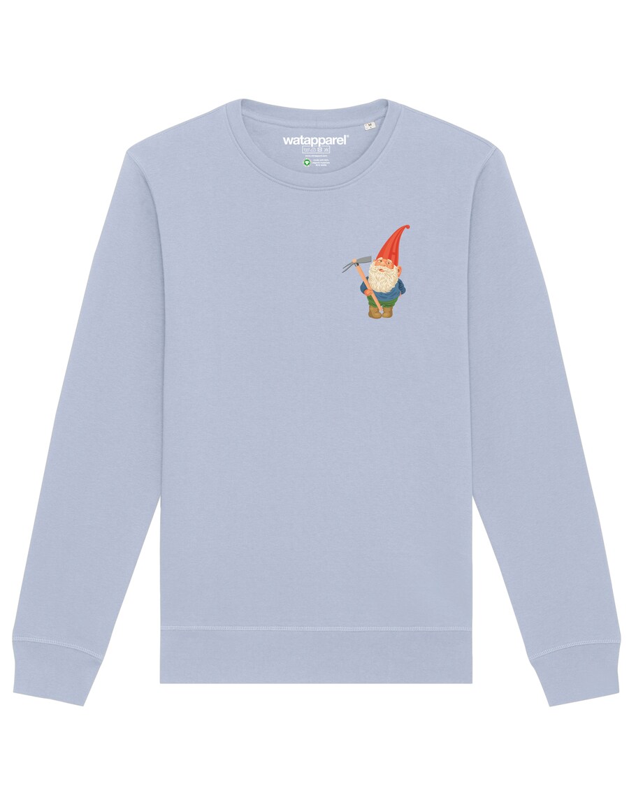 

Толстовка Watapparel Gartenzwerg, светло-синий