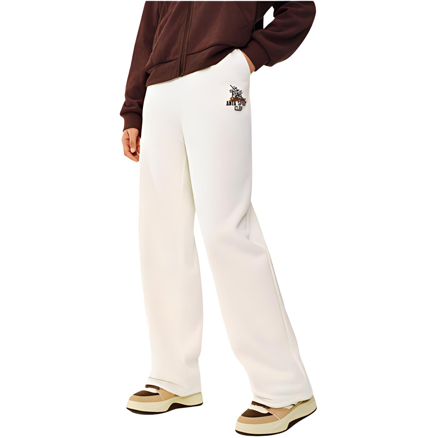 

Анта Спортс Лайф Коллекция спортивные брюки женские цвет слоновая кость белый