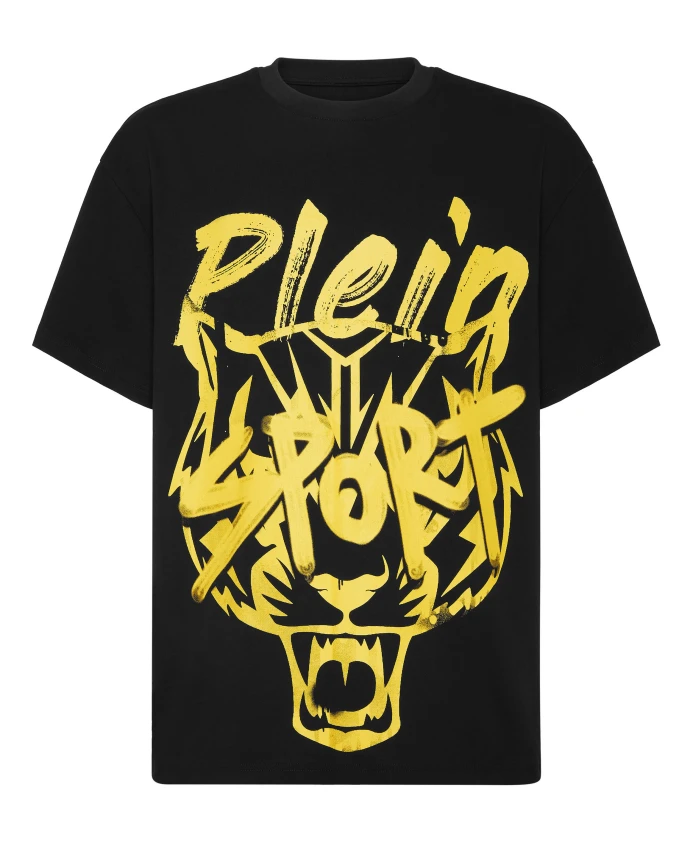 

Футболка с принтом Миконоса Plein Sport, черный