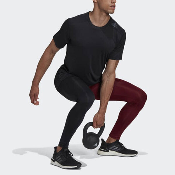 Футболка adidas Sports Training Casual Round Neck Short Sleeve Black, мультиколор — фото 4