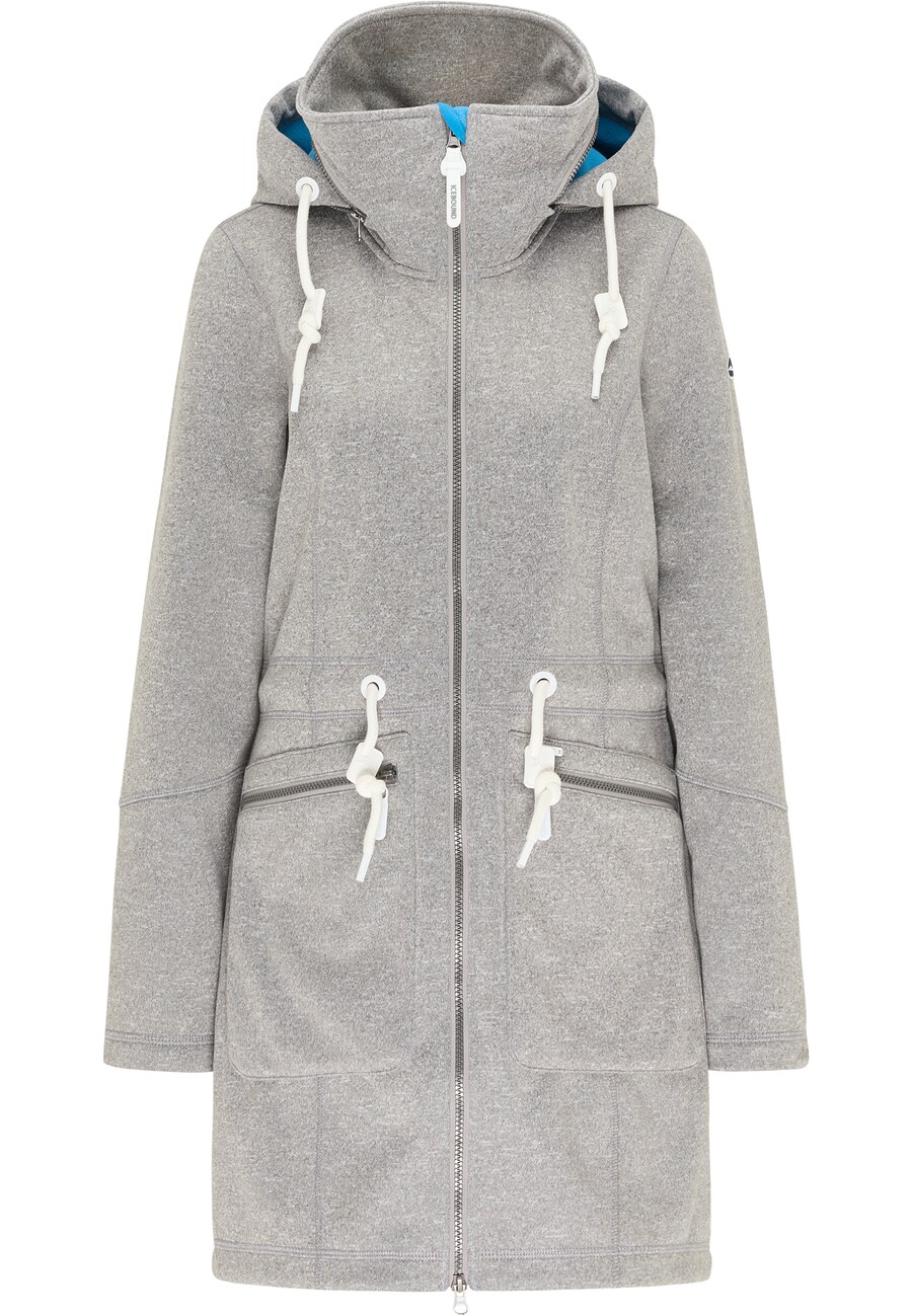 

Вязаное пальто ICEBOUND Knitted Coat, серый