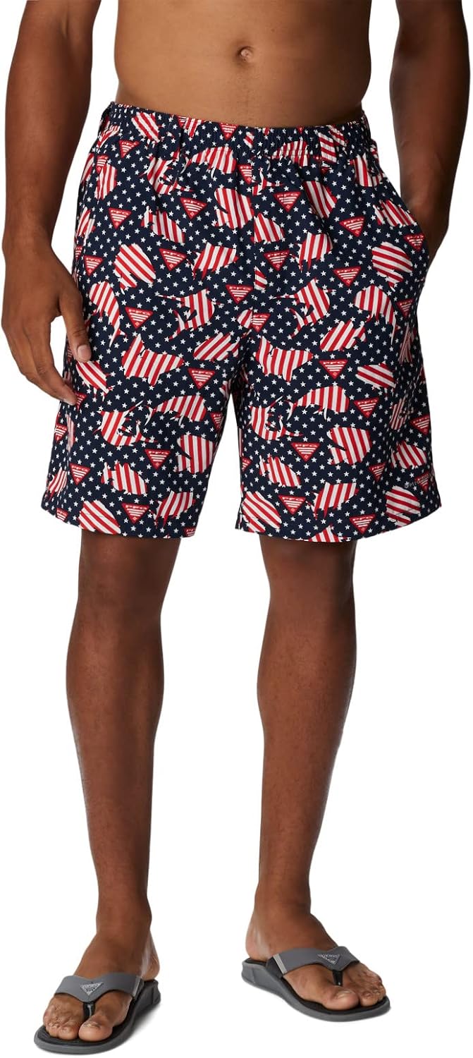 

Мужские шорты Columbia Super Backcast Water, Collegiate Navy Pfg Proud