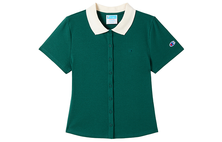

SS25 Polo Shirt US Version женская Champion, зеленый