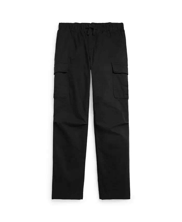 

Брюки-карго стрейч-чинос для больших мальчиков Polo Ralph Lauren, черный