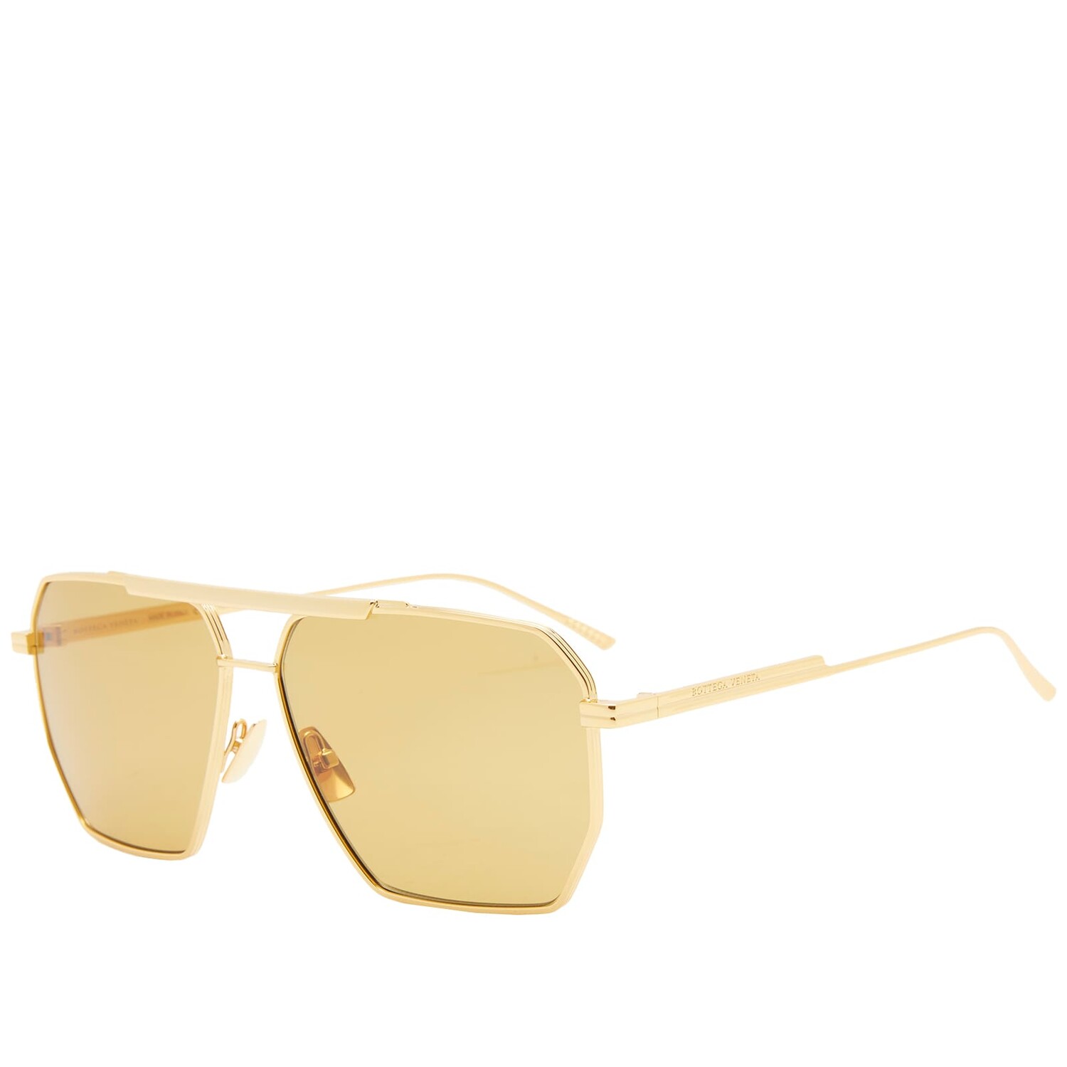 

Солнцезащитные очки Bottega Veneta Eyewear Bv1012S, цвет Gold & Brown