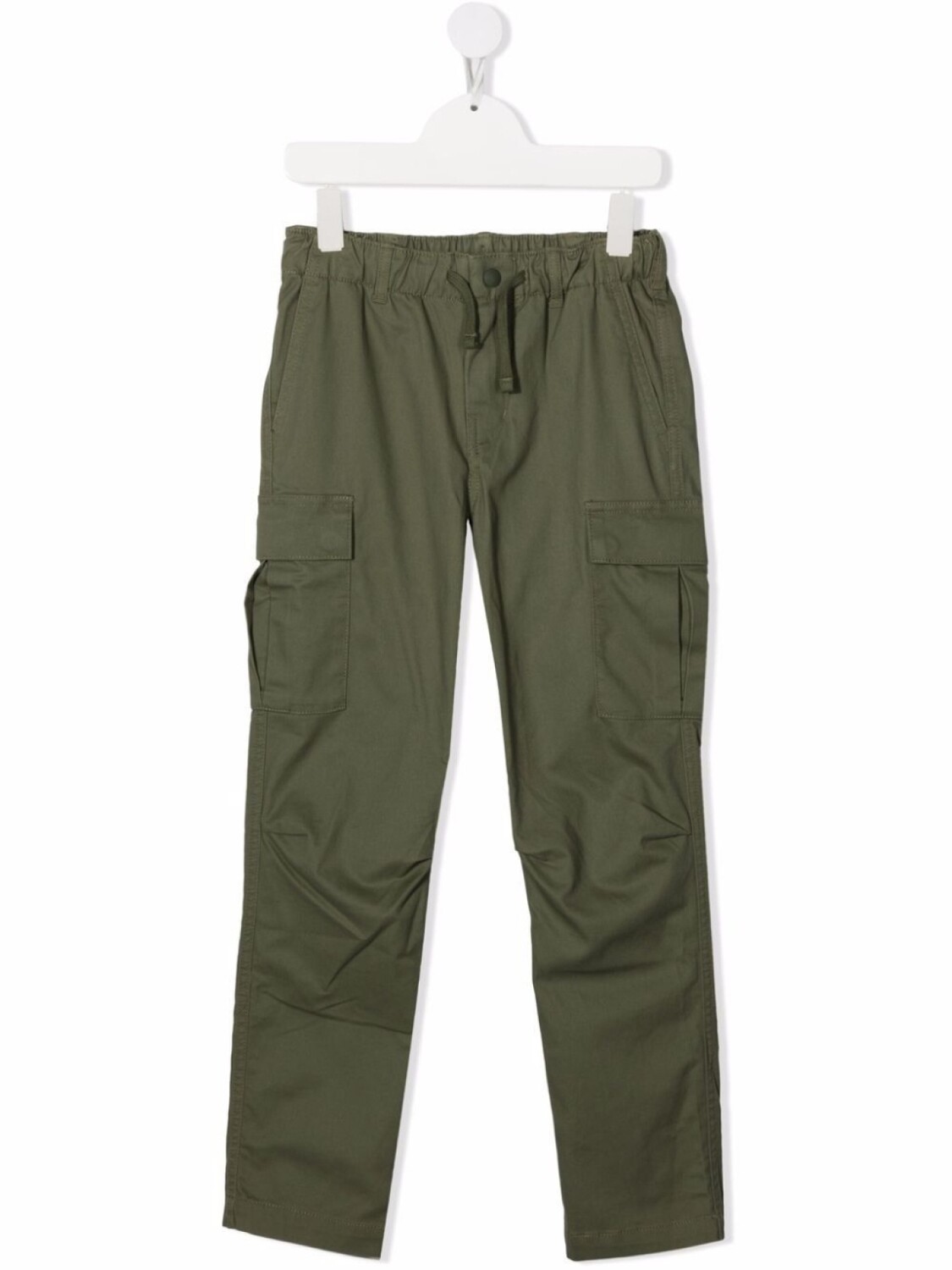 

POLO RALPH LAUREN KIDS брюки прямого кроя с кулиской, зеленый