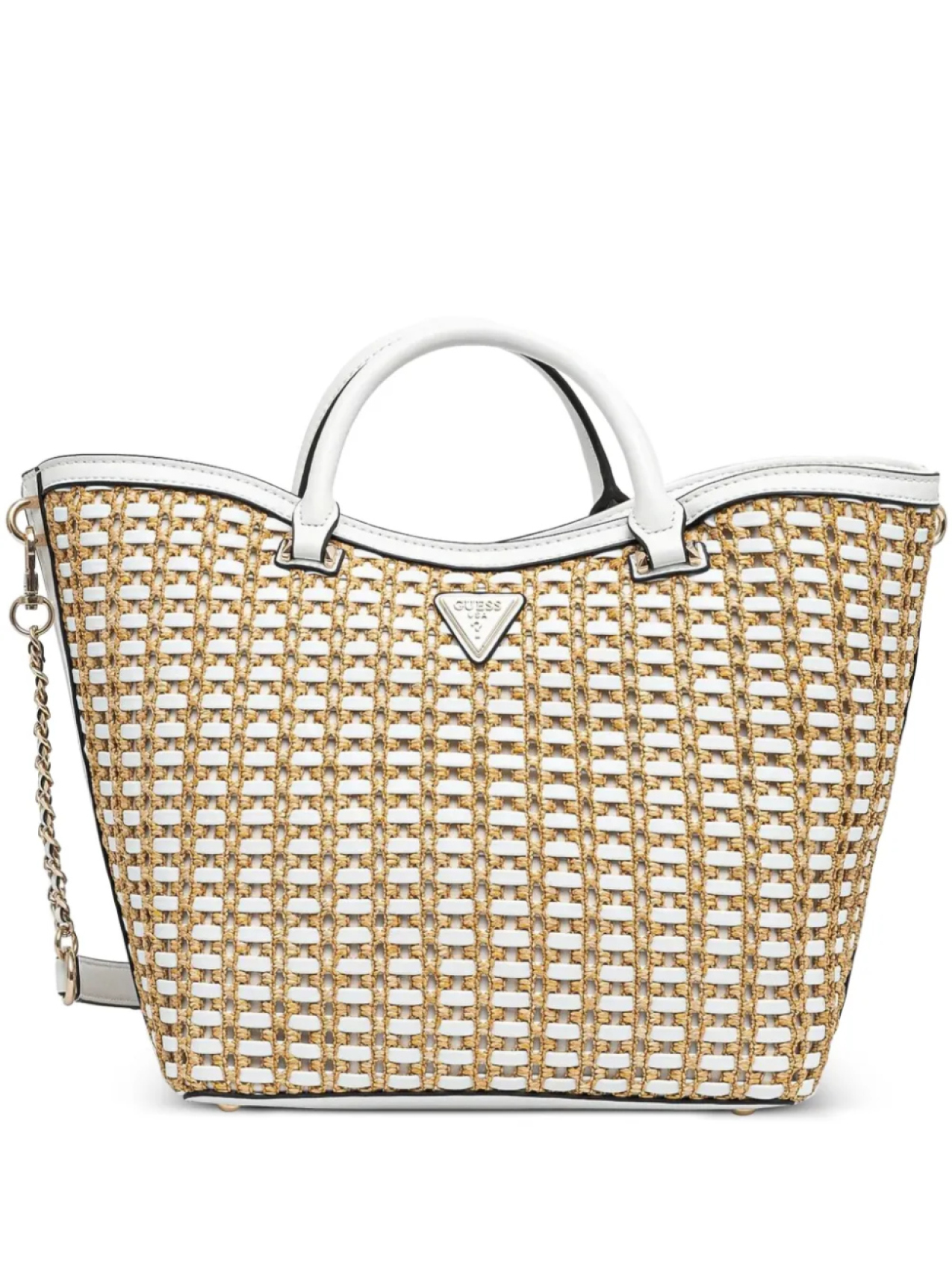 

GUESS USA соломенная сумка-тоут, нейтральный