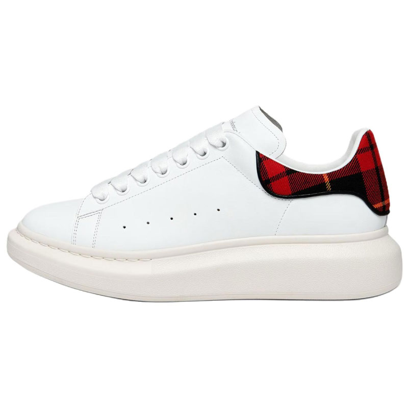 

Alexander McQueen Оверсайз кроссовки из коровьей кожи Low top повседневные мужские белые красные