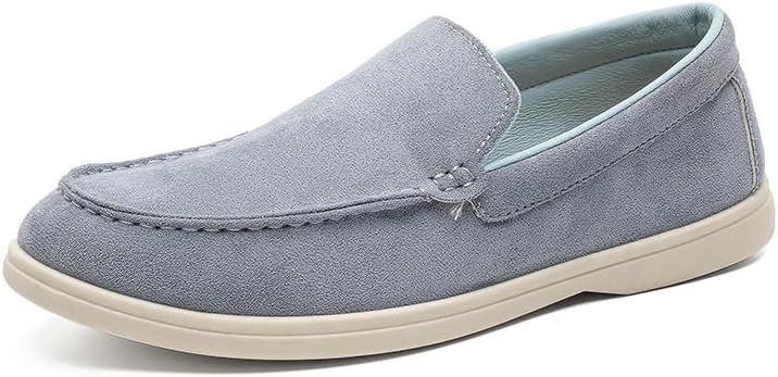 

Мужские лоферы без шнурков - черная замша, удобная повседневная обувь, повседневные замшевые лоферы, удобные лоферы без шнурков, доступны в сером, бежевом, угольном цвете Generic