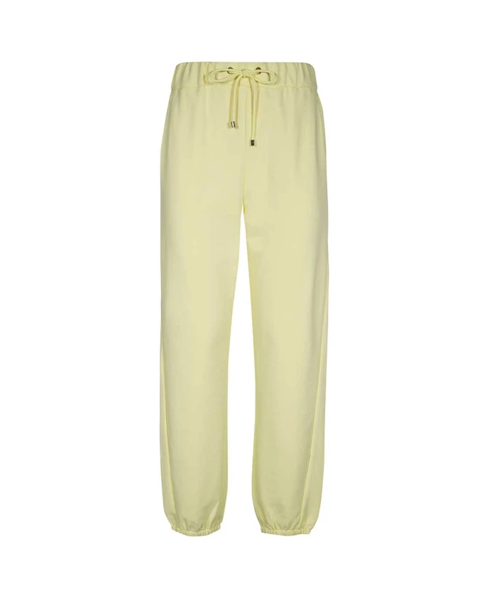 

Спортивные брюки с эластичными манжетами на щиколотках Max Mara, желтый
