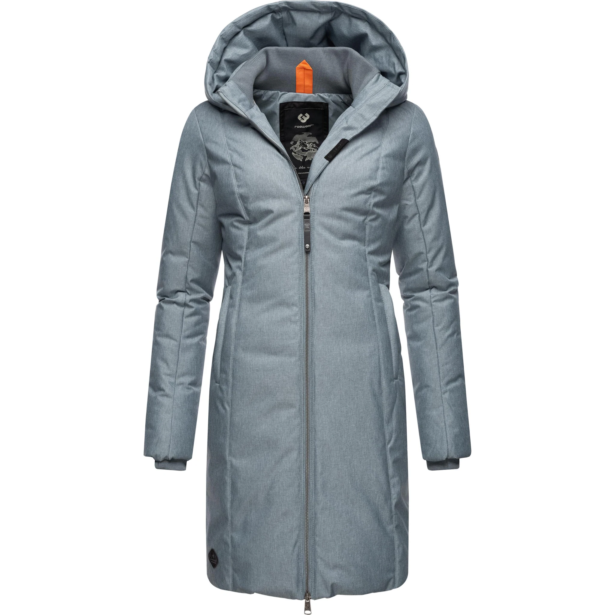 

Зимнее пальто Ragwear "Amarri", стильная зимняя парка с большим капюшоном, синий