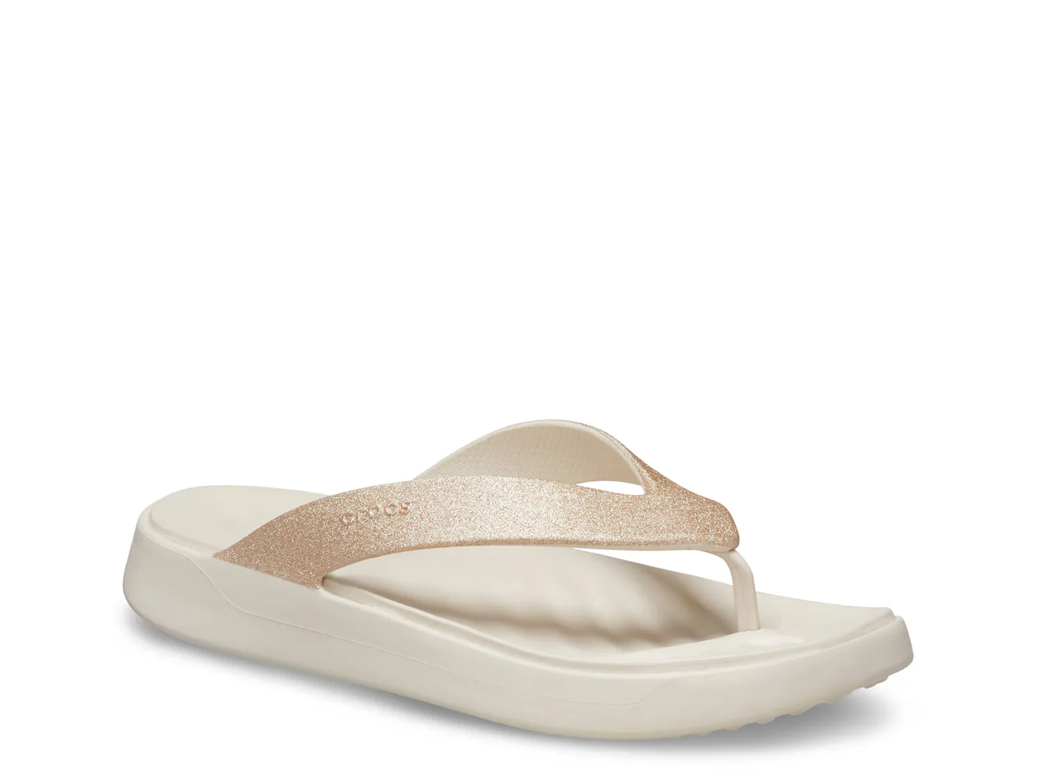 

Сандалии Getaway Glitter Flip Flop Crocs, цвет stucco