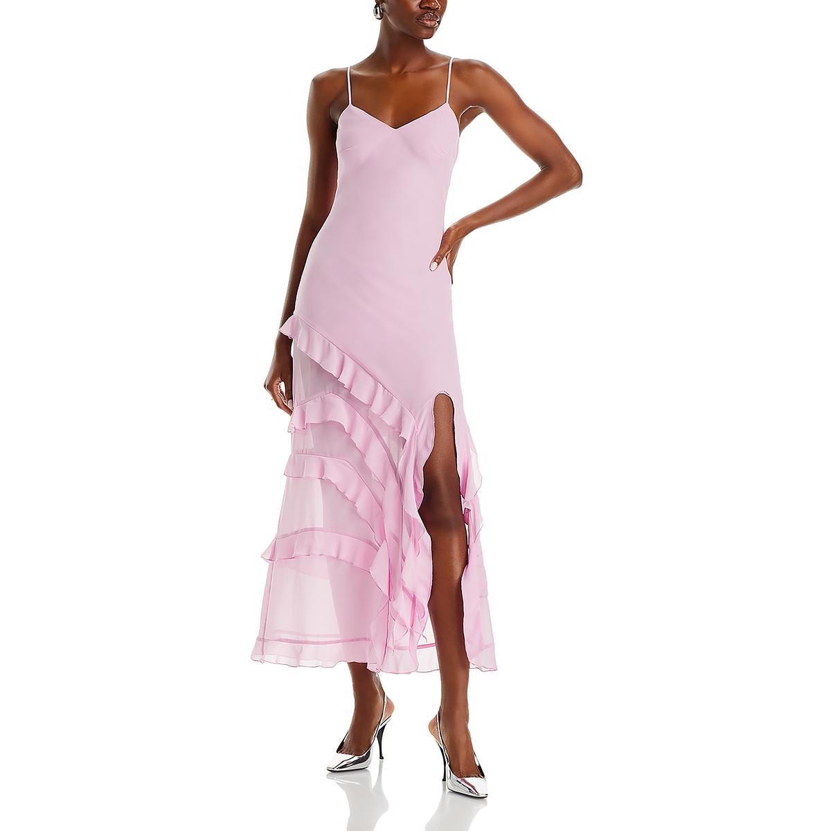 

Платье макси с оборками и многоуровневым узором от Cantara Womens Bardot, цвет lilac