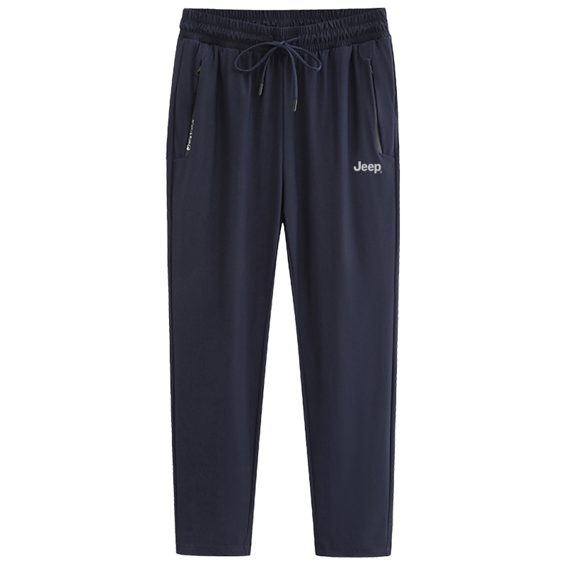 

Повседневные брюки Unisex Moderate Straight Fit Jeep, темно-синий