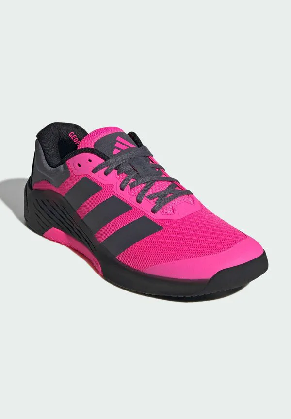 Кроссовки для силовых тренировок dropset 4 Adidas Performance, Lucid Pink Aurora Onix Core Black — фото 2