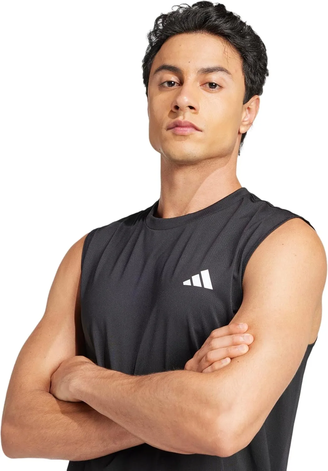 Футболка-майка Adidas Men's Club Tennis Climacool, черный — фото 4