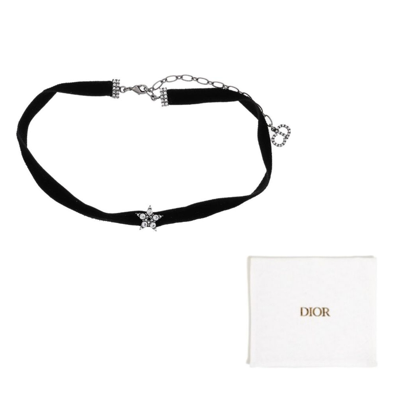 

DIOR Кристальное ожерелье Women's Black