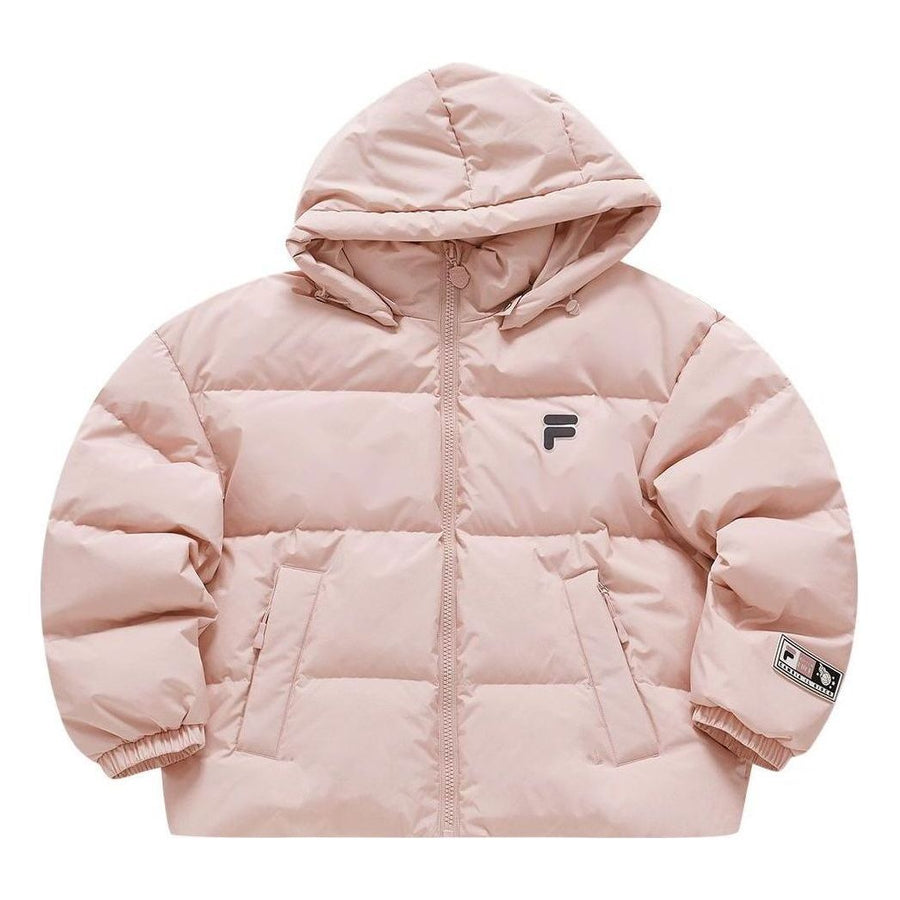 

Куртка (WMNS) FILA FUSION Hooded Down Jacket 'Pink', розовый