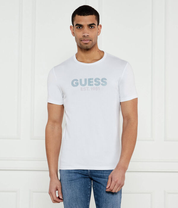 

Футболки Slim fit Guess Jeans, белый