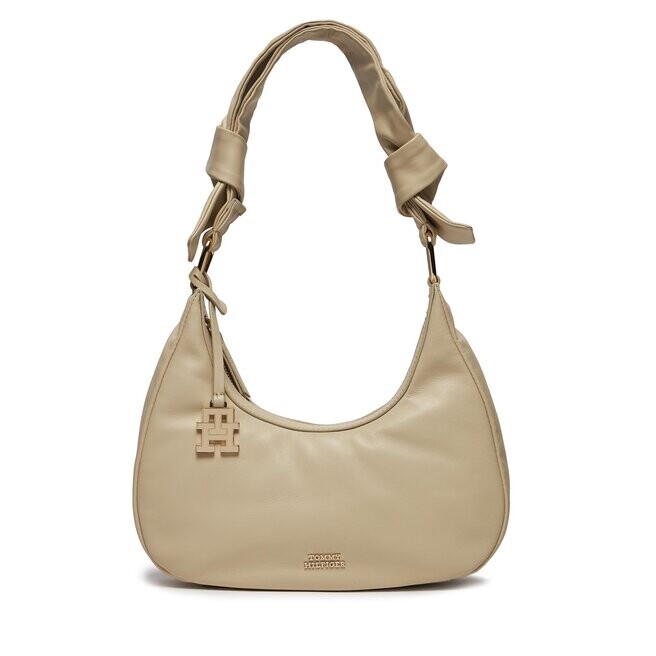 

Сумка Tommy Hilfiger PushlockLeather Hobo, экрю, Белый, Сумка Tommy Hilfiger PushlockLeather Hobo, экрю