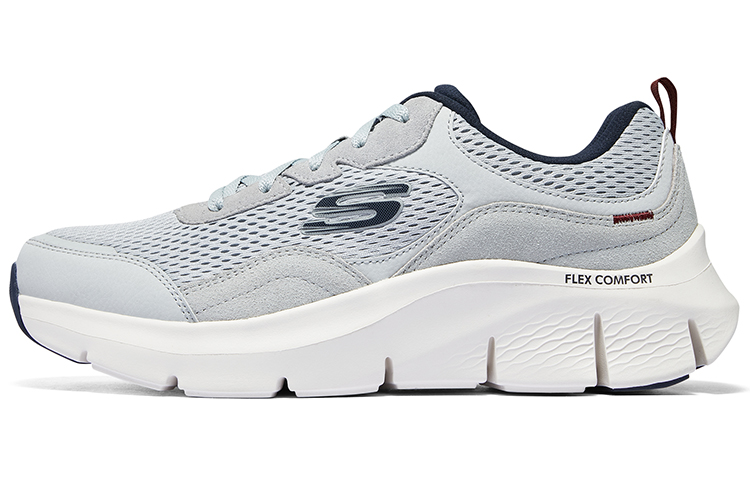

Футболка Flex Comfort 'Grey' Skechers, серо-белая