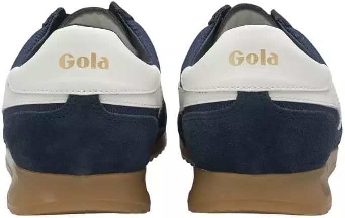 Кроссовки Gola Mens Tornado, слоновая кость/темно-синий — фото 4