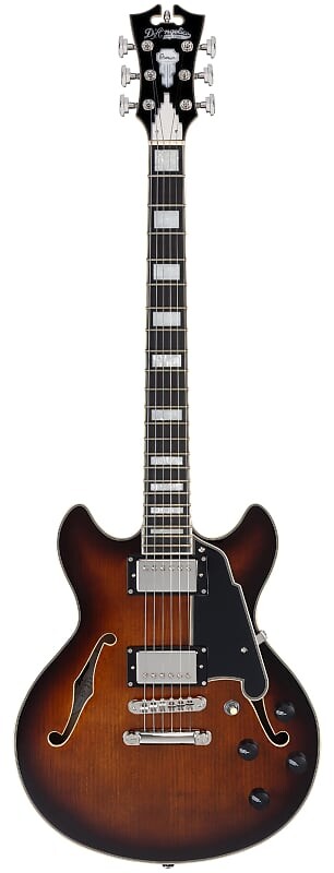 

Электрогитара D'Angelico Premier Mini DC Brown Burst w/Gigbag
