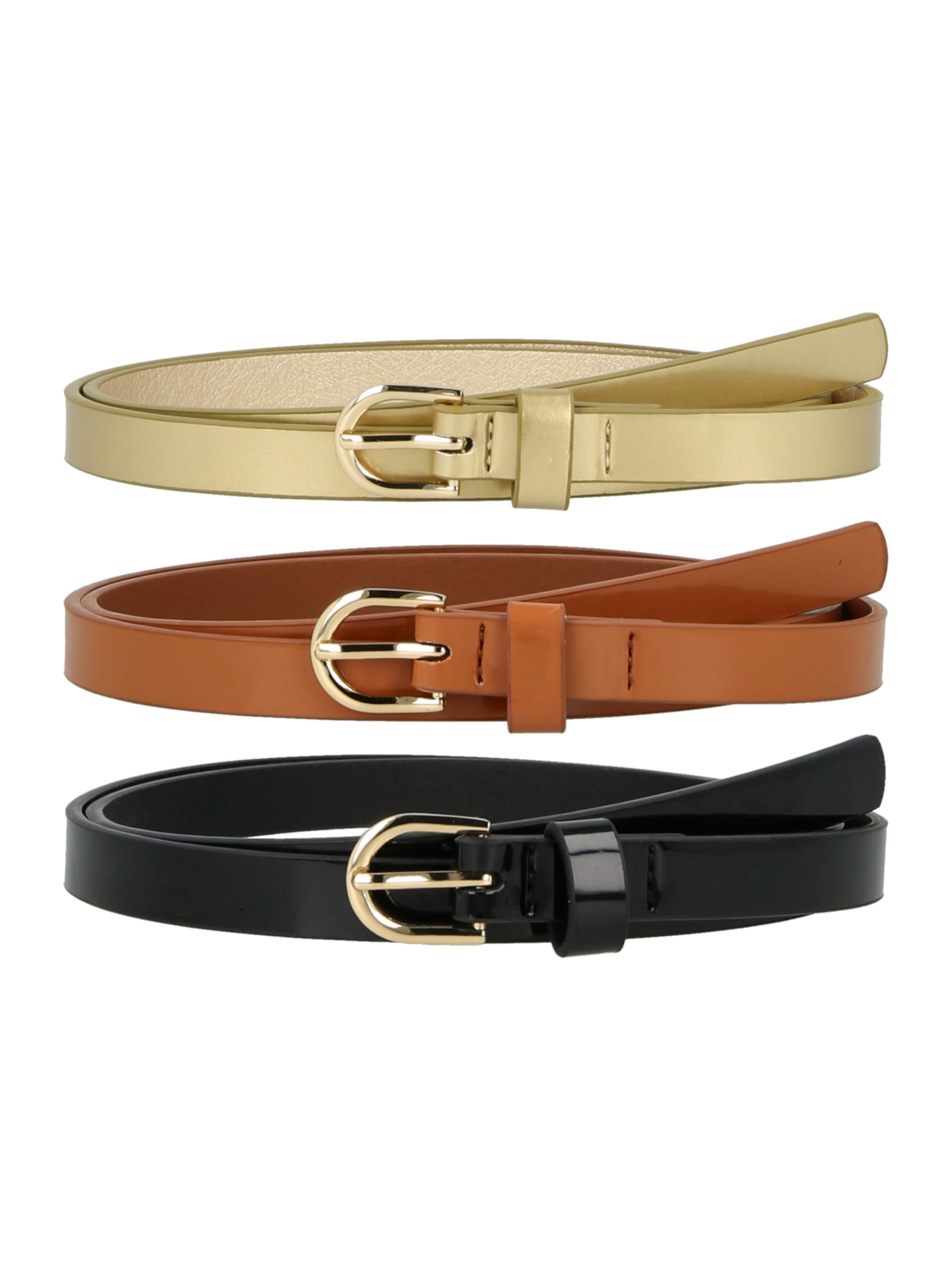 

ABOUT YOU Ремень в цветах Brown, Gold, Black