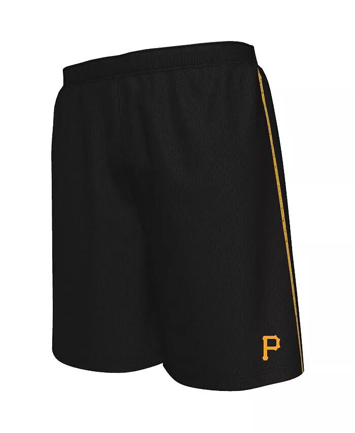 

Мужские черные шорты из сетки Pittsburgh Pirates Big and Tall Majestic