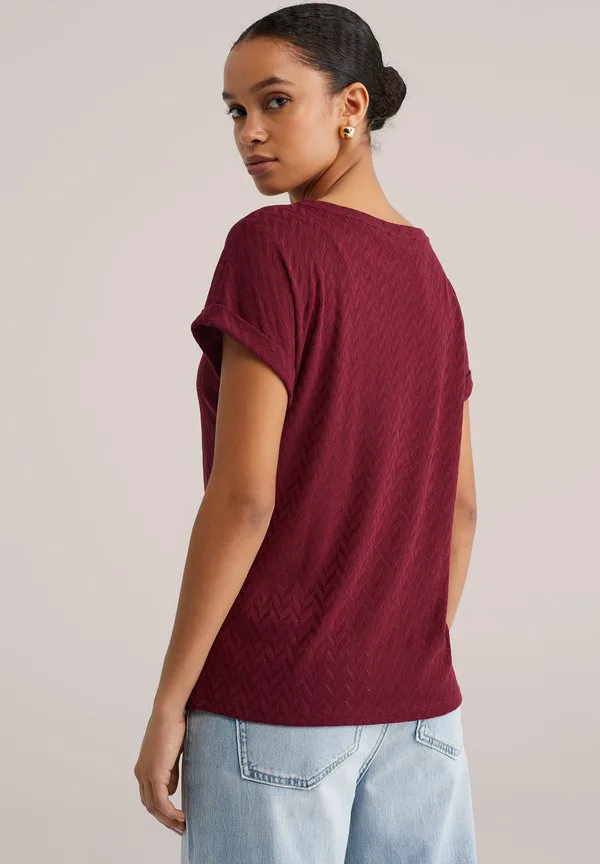 

Простая футболка We Fashion, Vintage Red, Серый, Простая футболка We Fashion, Vintage Red