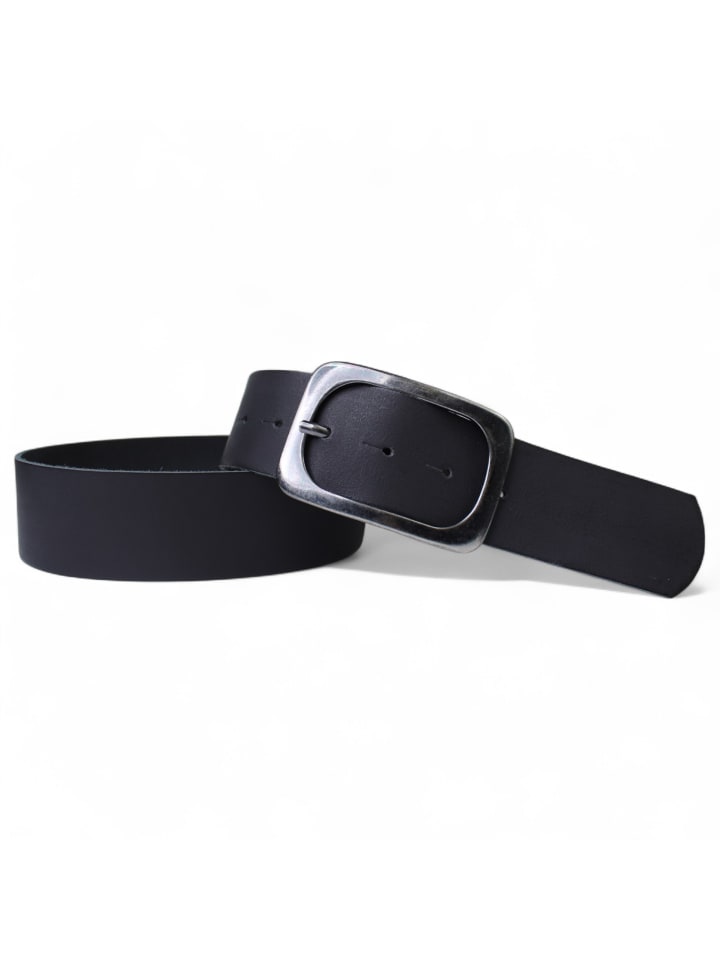 

Женский кожаный ремень, черный на черном FRONHOFER