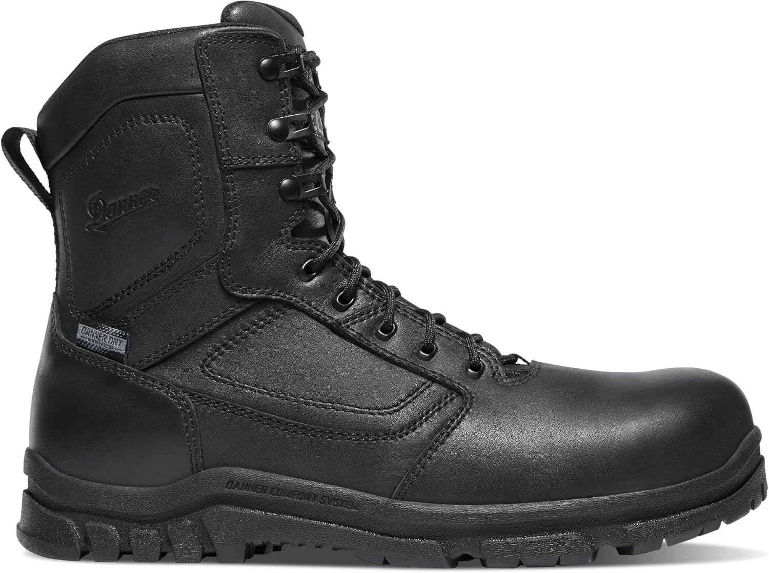 Мужские тактические ботинки Danner Lookout EMS/CSA с боковой молнией NMT, черный — фото 3