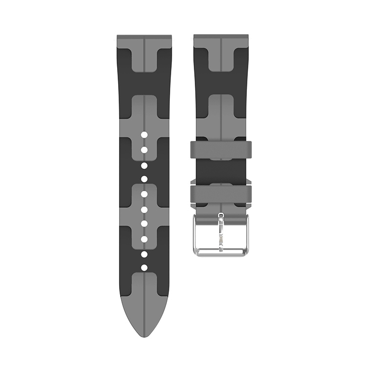 

IBOANN Часы Strap All Compatibility Silicone Material 207mm, Gray Black