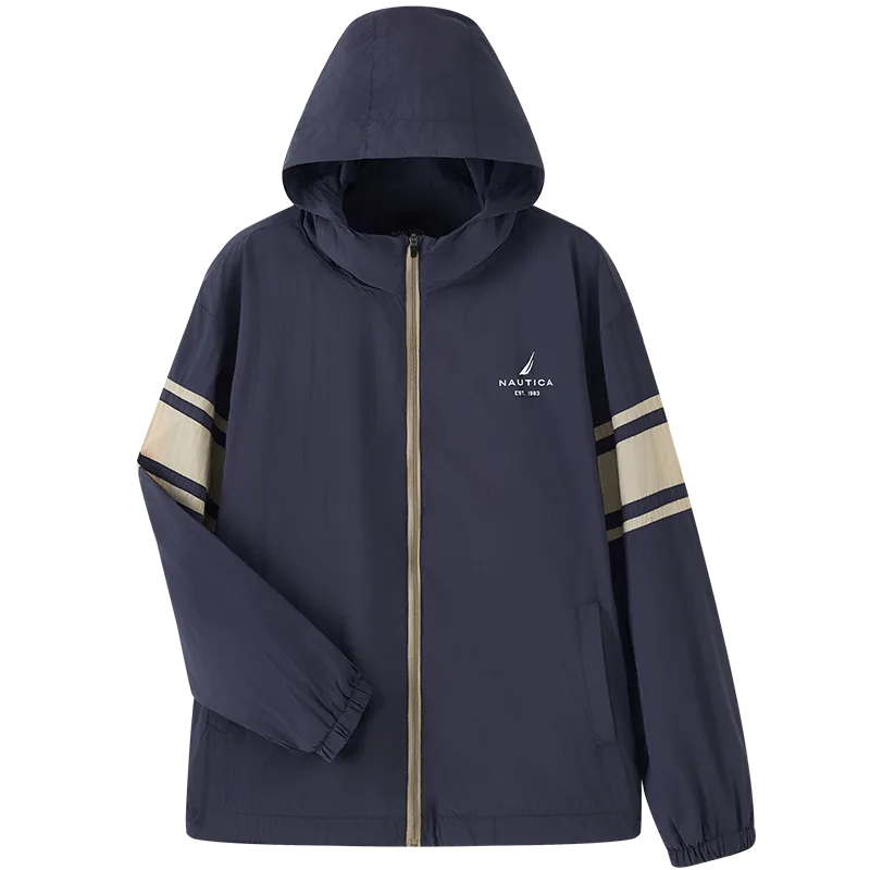 Детская куртка с капюшоном NAUTICA, темно-синий