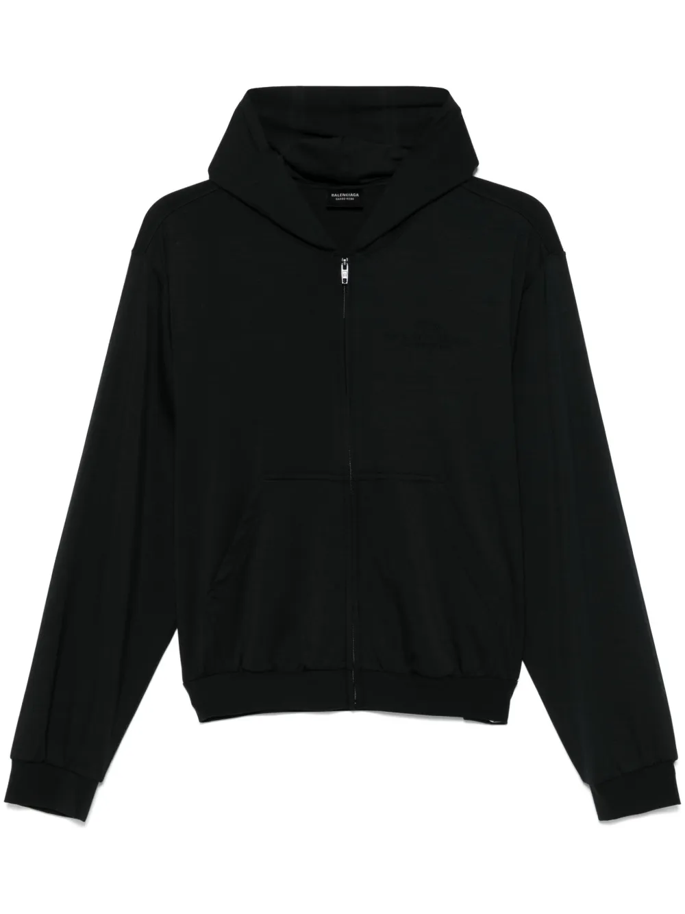 

Худи с вышитым логотипом BALENCIAGA, черный
