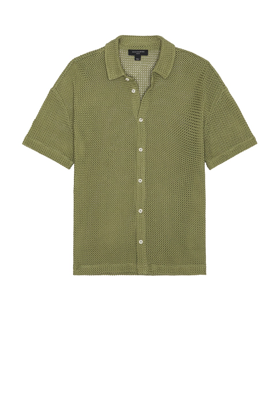 

Рубашка Munroe с пуговицами Allsaints, eden green