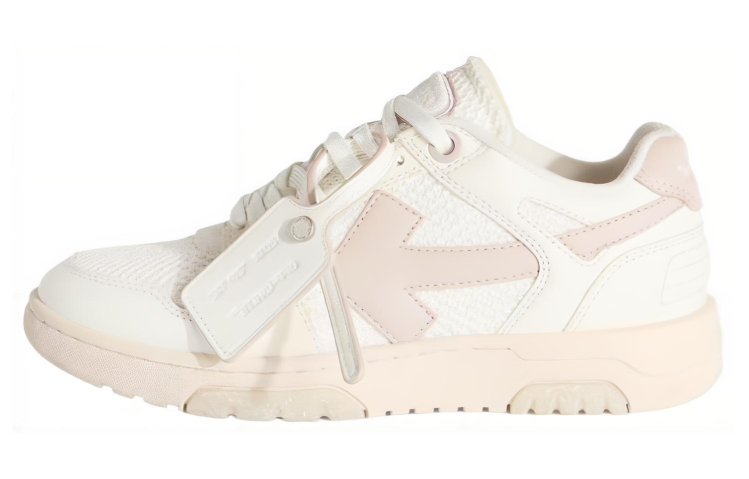 OFF WHITE Out Of Office Ooo Low Кроссовки Белые Сиреневые Фиолетовые Женские OFF-WHITE, Розовые Белые