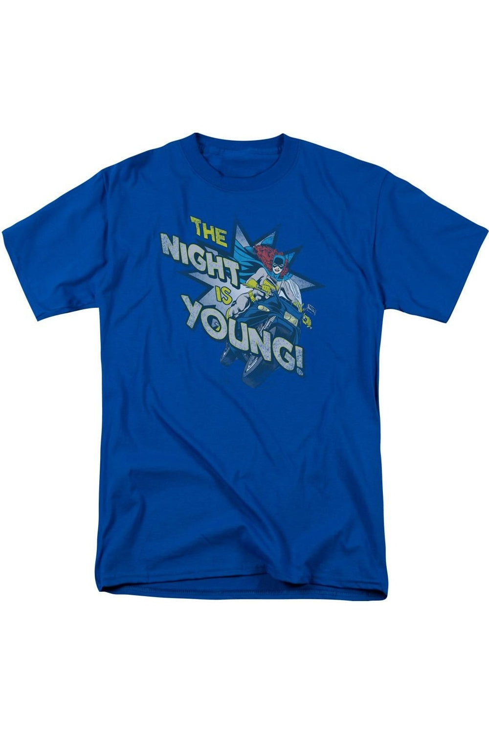 

Футболка с коротким рукавом для взрослых DC Comics The Night Is Young Gildan, синий