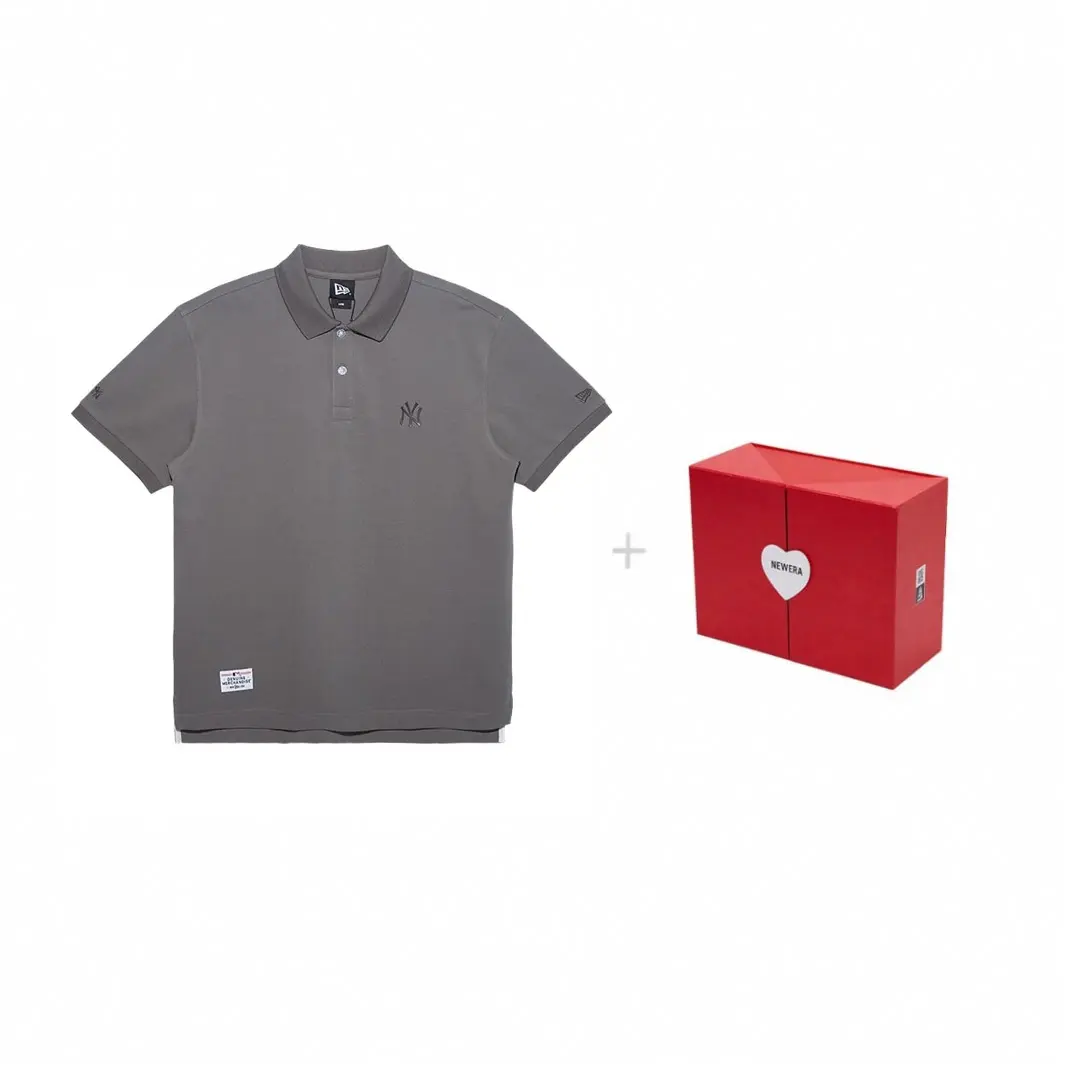 

SS23 Polo Shirt Men's Light Gray New Era, Box