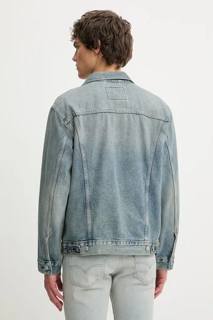Куртка джинсовая свободного кроя Levi's, синий — фото 3