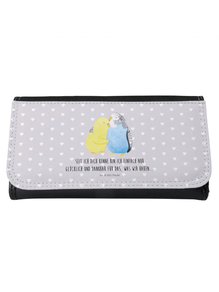 

Кошелек Mr. & Mrs. Panda, серый пастельный