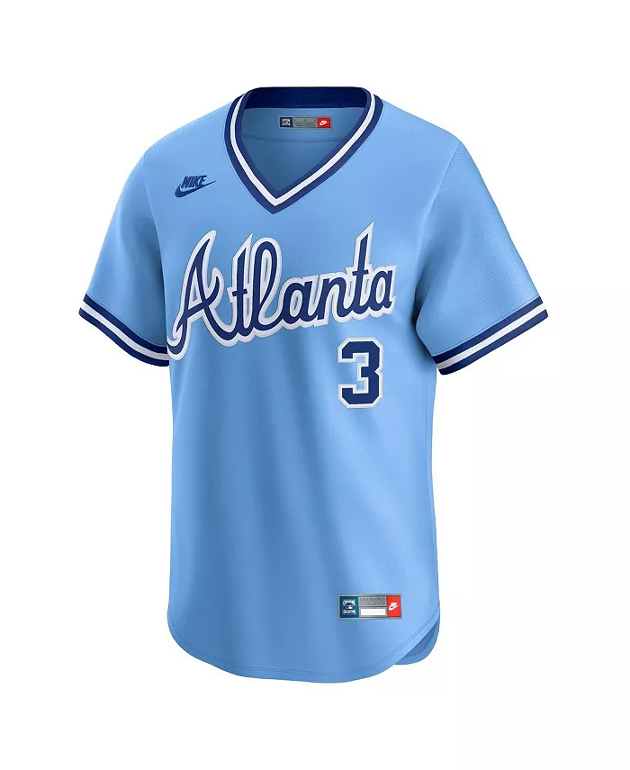 Мужская лимитированная ретро-джерси Dale Murphy Atlanta Braves светло-голубого цвета из коллекции Cooperstown Nike — фото 3