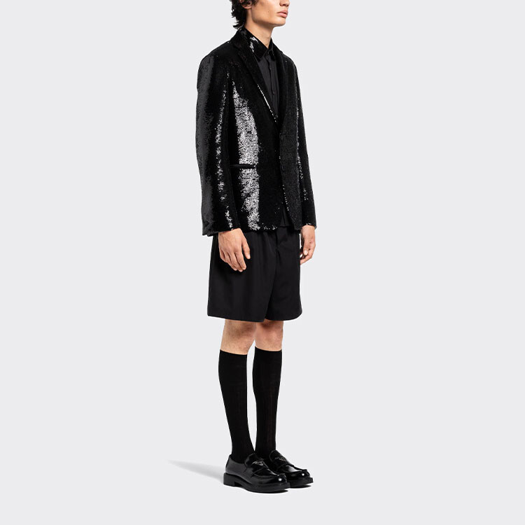 

Деловой костюм унисекс черный Prada, черный