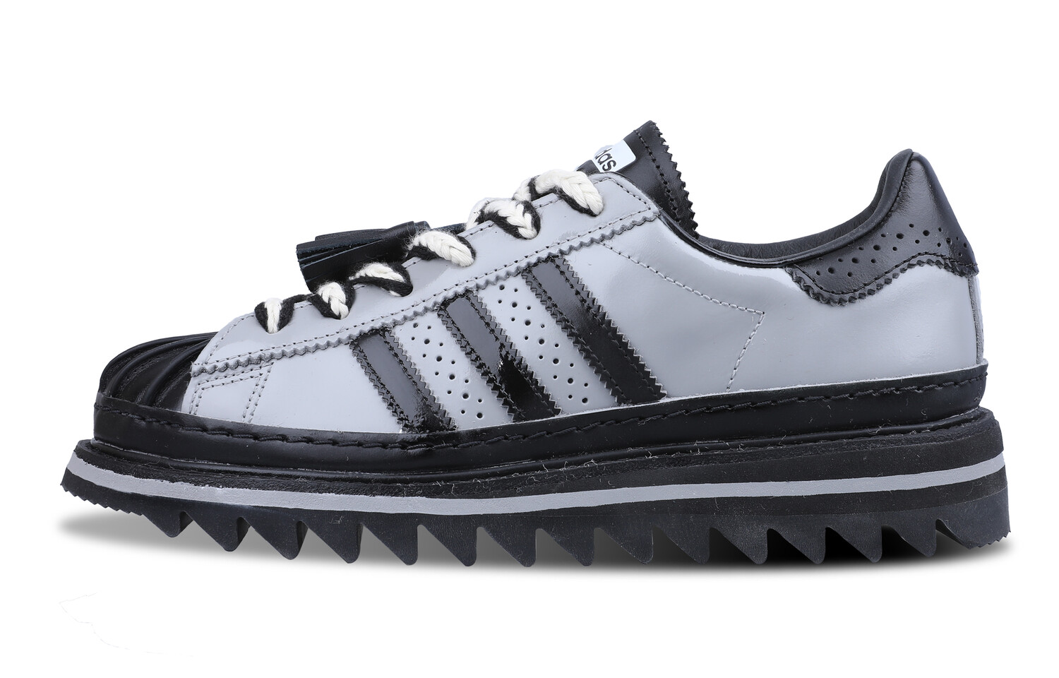 

Кроссовки Clot X adidas originals Superstar Skateboarding Shoes Men Low-top Black/Gray, серый