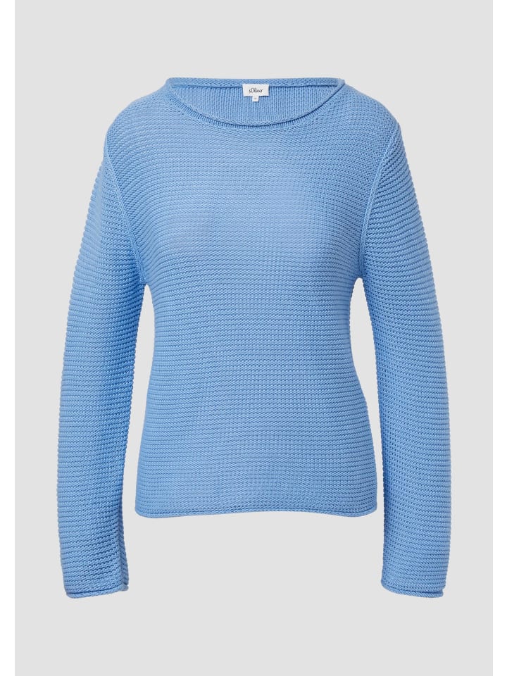 

Вязаный свитер цвета 5141_светло-голубой s.Oliver