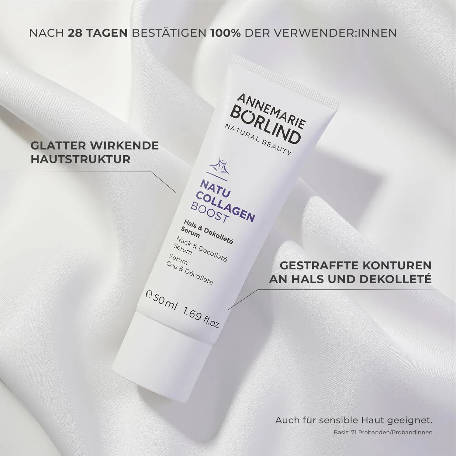Сыворотка для шеи и декольте NATUCOLLAGEN BOOST 50 мл от ANNEMARIE BÖRLIND Annemarie Börlind — фото 3