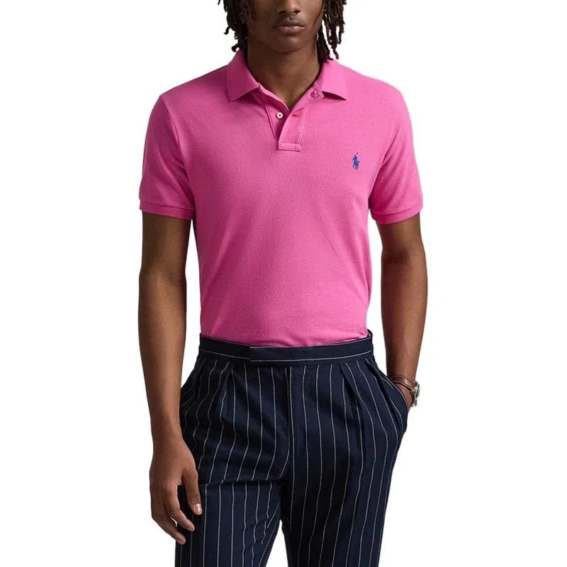 Поло из хлопка Polo Ralph Lauren, Fuchsia — фото 4