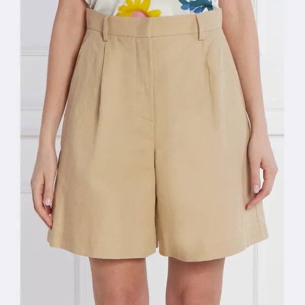 

Шорты свободного кроя Ecuba с добавлением белья Max Mara, бежевый