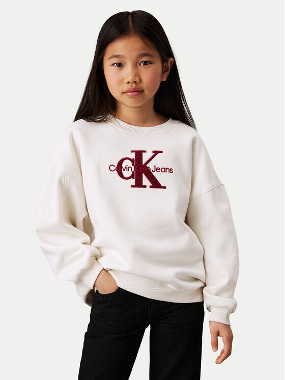 

Толстовка regular fit Calvin Klein, экрю
